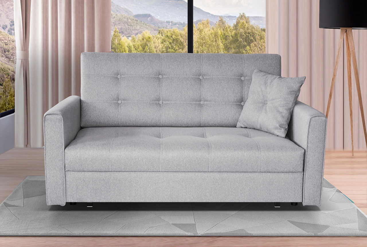 ZAYN Armchair Sleeper Sofa Bed with Storage, Gray