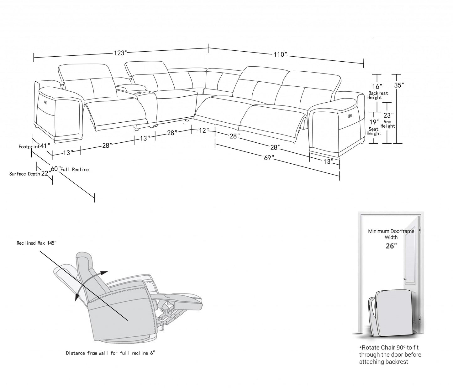 moduclar sectional 60