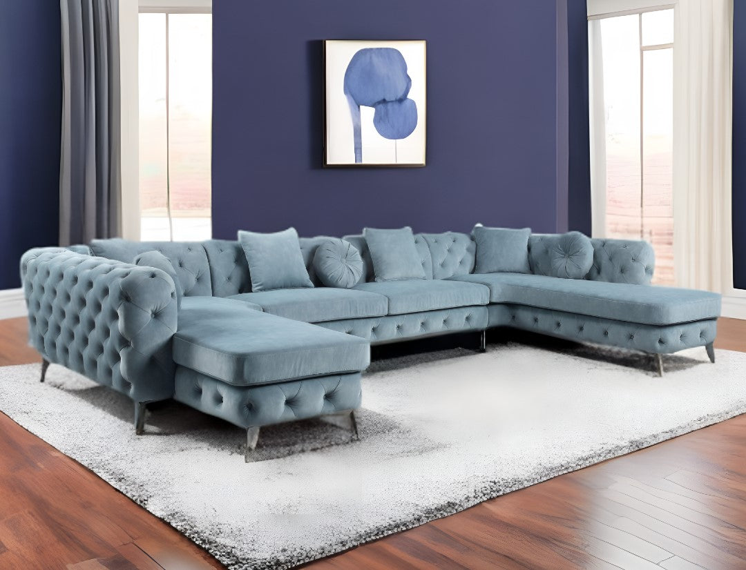 Navy sofa 140