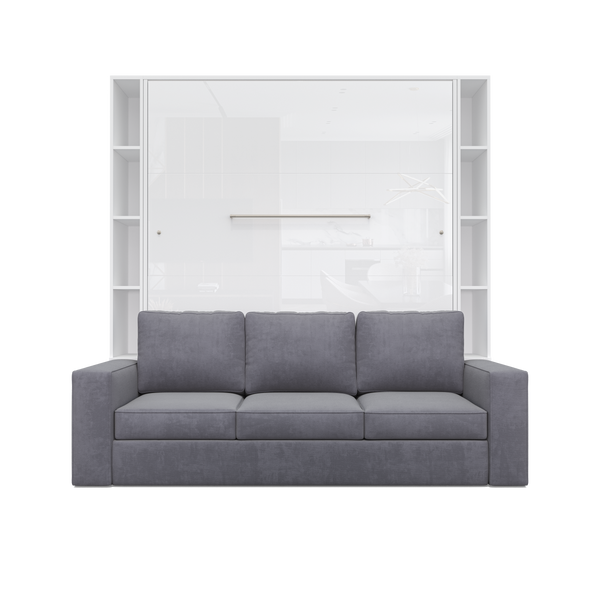 Maxima House Invento  Vertical European Queen Size Sofa Murphy Bed Invento Cabinets