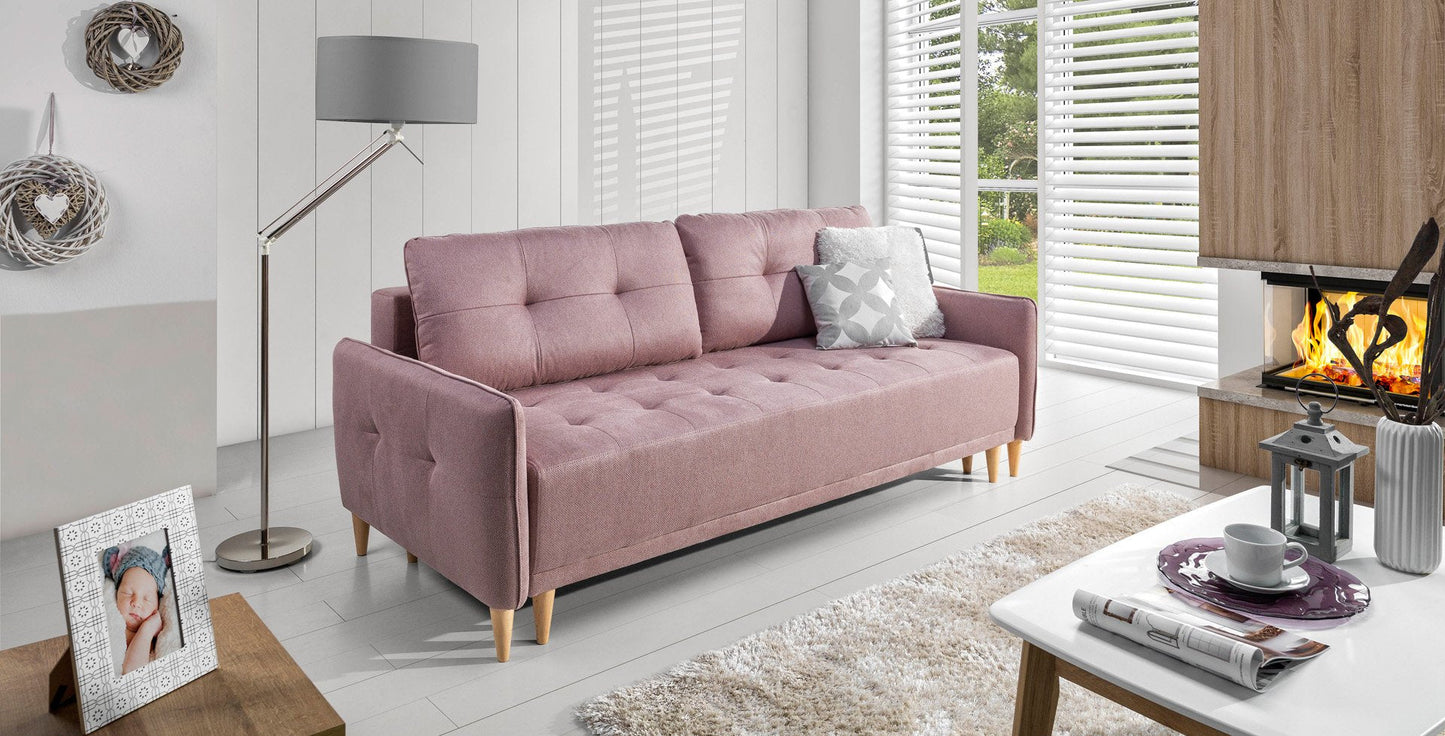 MALMO Sleeper Sofa, Pink