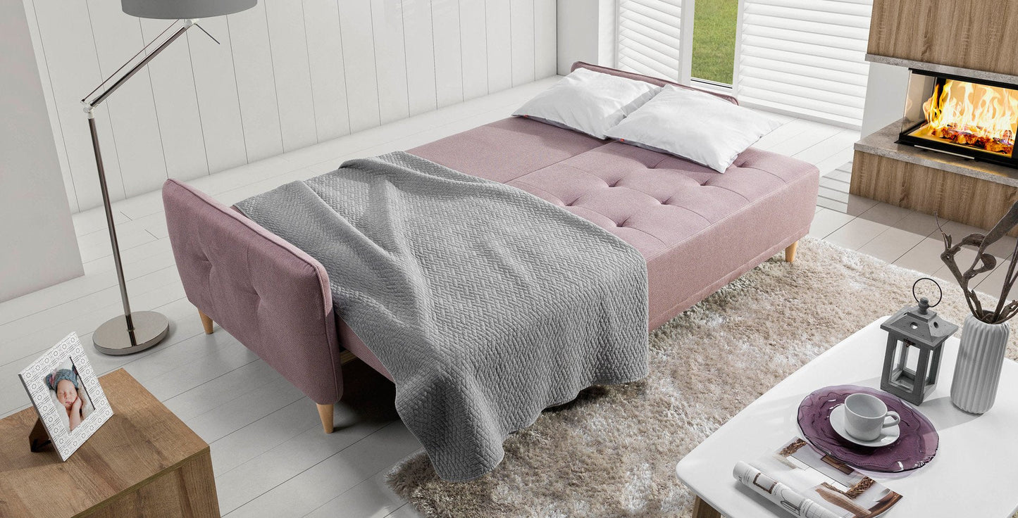 MALMO Sleeper Sofa, Pink