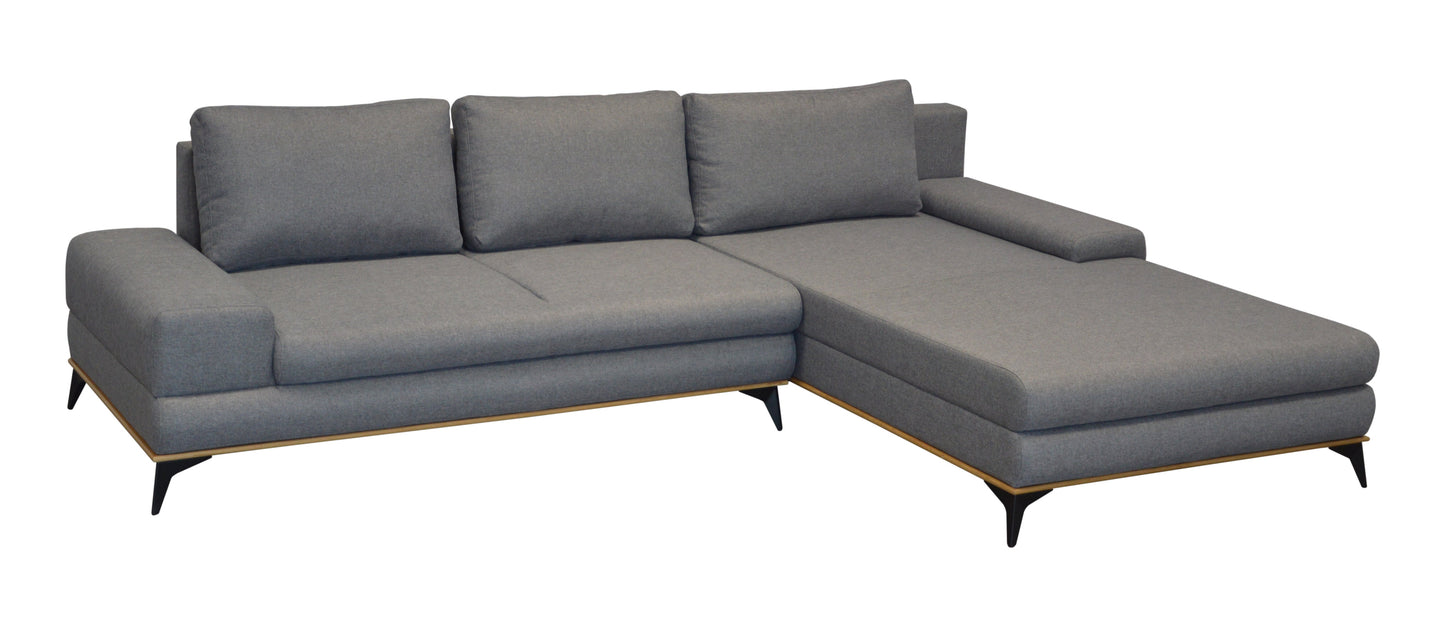 MANILA Sectional Sleeper Sofa, Gray