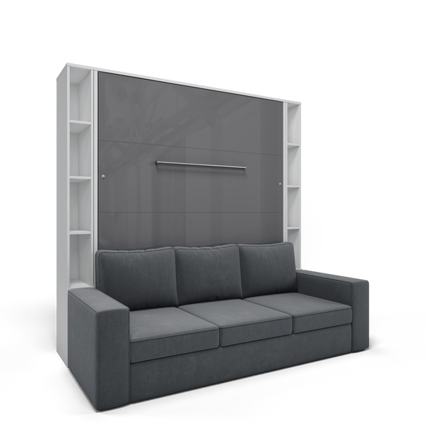 Maxima House Invento  Vertical European Queen Size Sofa Murphy Bed Invento Cabinets