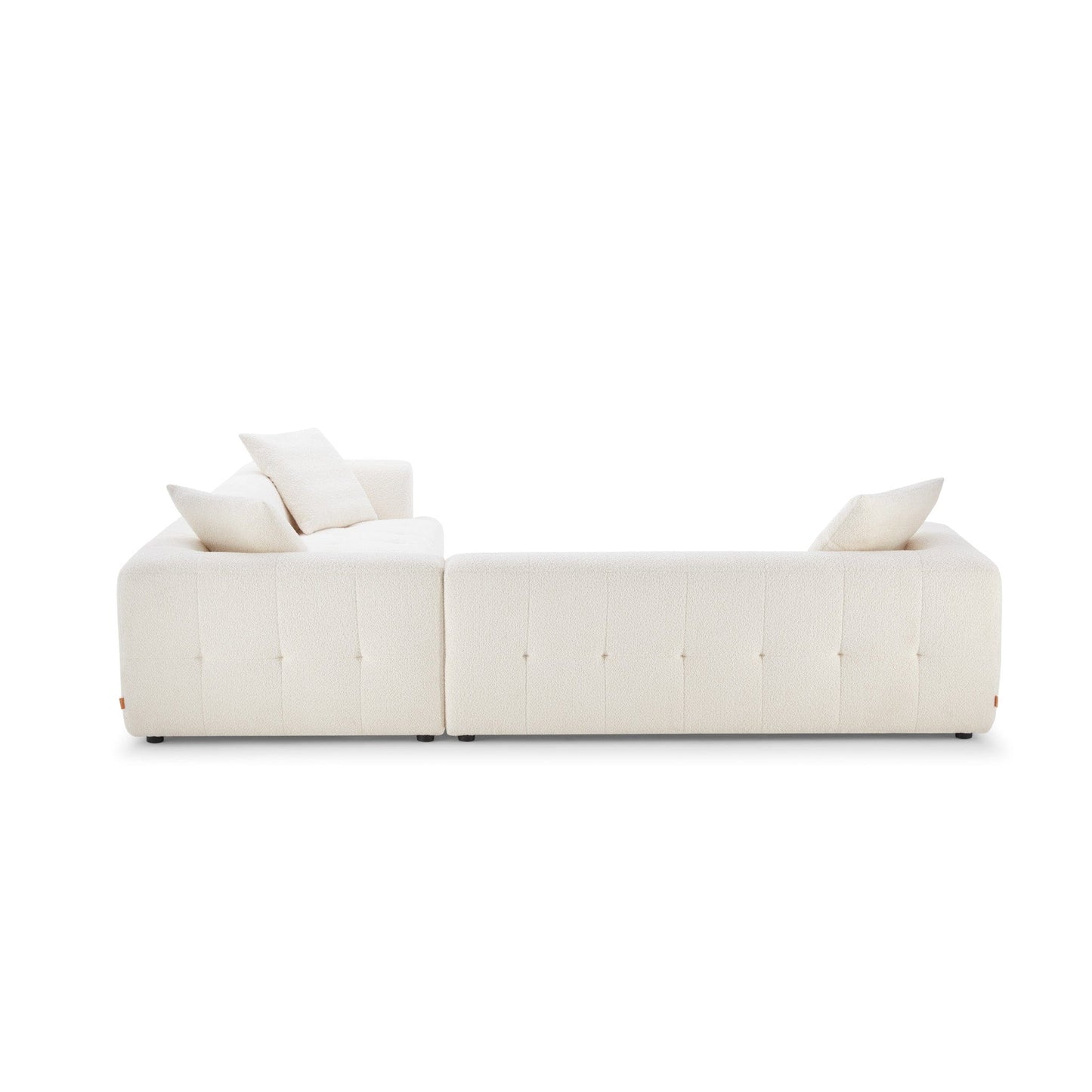 Ashcroft Kaynes Ivory Boucle Corner Sofa