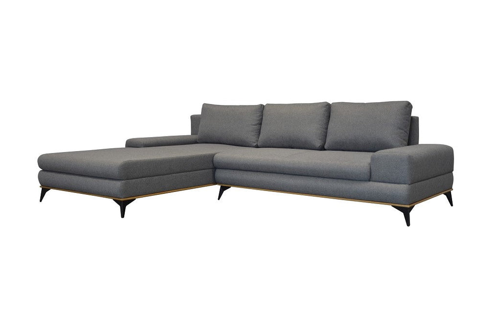 MANILA Sectional Sleeper Sofa, Gray