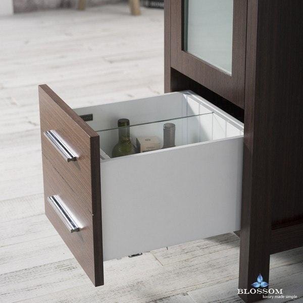 Blossom Sydney 18 Inch Vanity Set with Mirror in Wenge