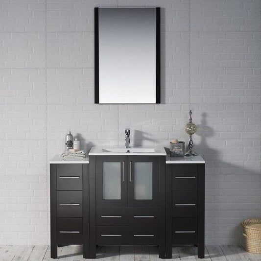 Blossom  Sydney 48 Inch Vanity Set with Double Side Cabinets in Espresso