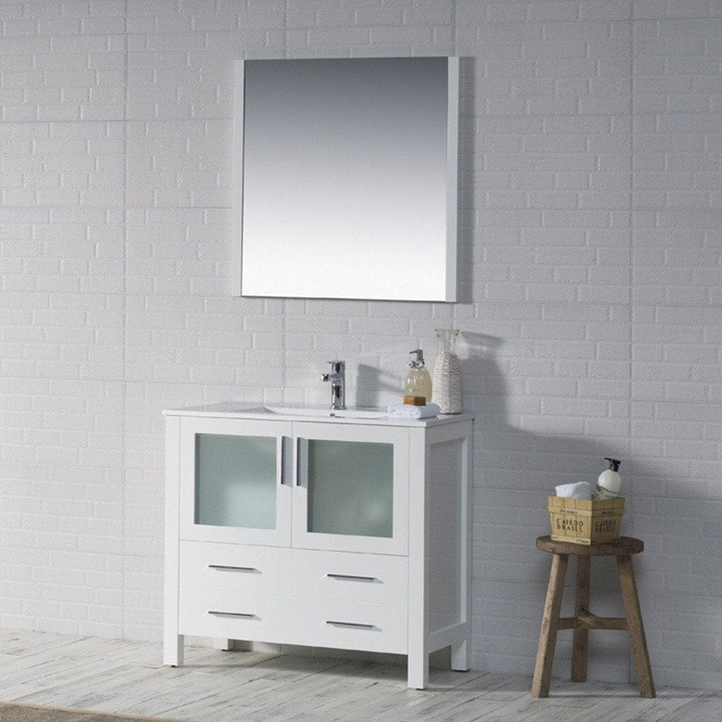 Blossom  Sydney 36 Inch Vanity in Glossy White