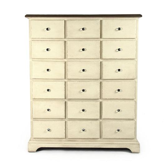 Zentique Gabriel Chest with White Drawers - Oak