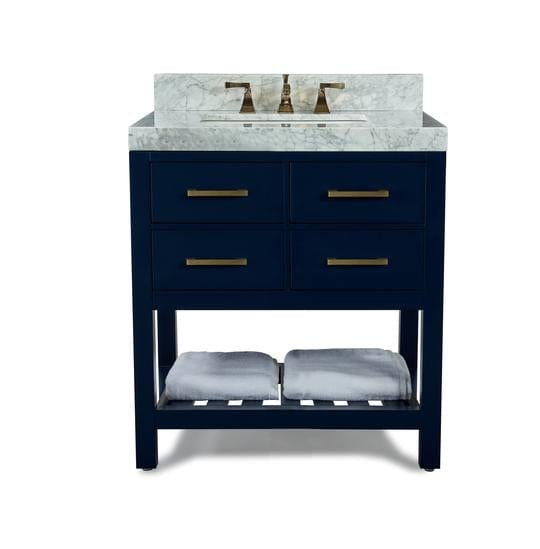 Ancerra Designs Elizabeth 36 in. Bath Vanity Set in Heritage Blue