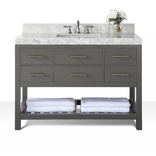 Ancerra Designs Elizabeth 48 in. Bath Vanity Set in Sapphire Gray