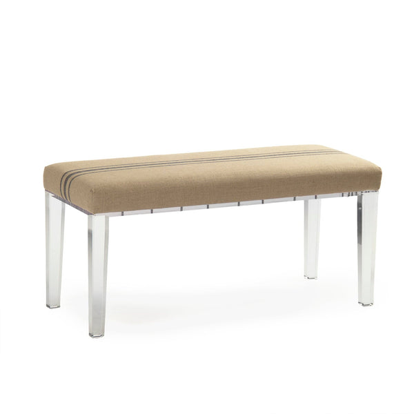 Zentique Emma Bench (Blue Stripe) - Acrylic