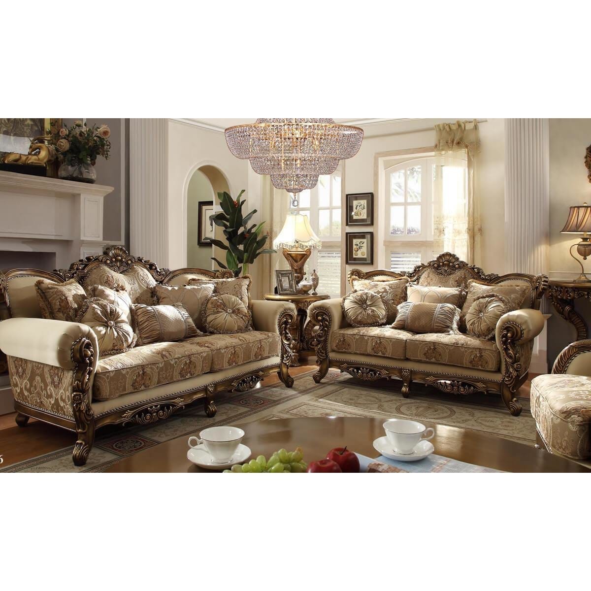 Homey Design 3Pc Sofa Set HD-506-SSET3