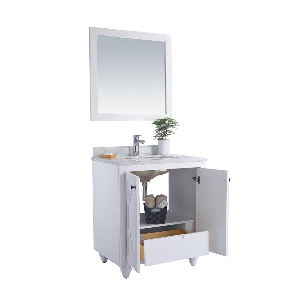 Laviva Odyssey 30" Cabinet with White Carrera Counter